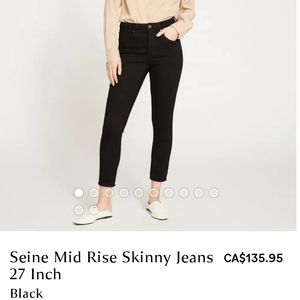 Black Seine Jeans